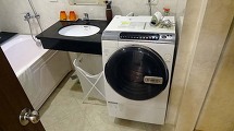 日本製の大型乾燥機能付き洗濯機