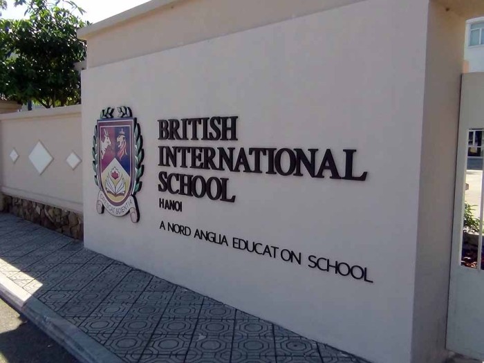 Britishのインターナショナルスクールはハノイではここだけです
