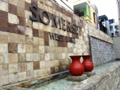 Somerset West Lakeの入り口モニュメント