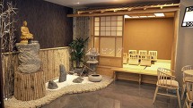 オーナーの日本贔屓がわかる茶室