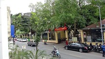 前のPham Ngu Lao通りの様子